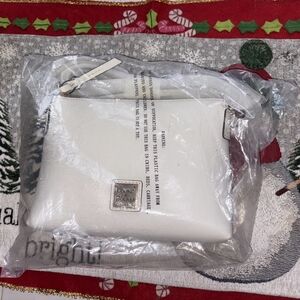 Dooney & Bourke White Leather Crossbody Bag